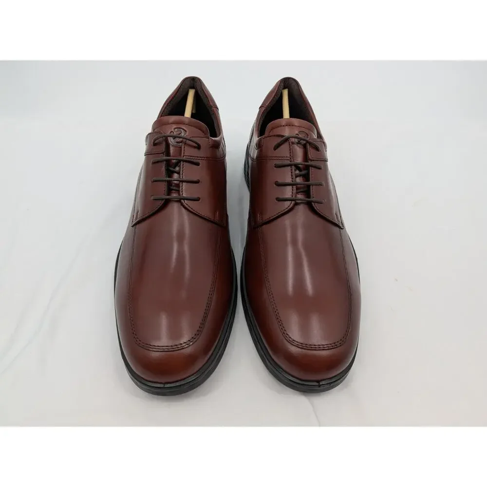 NWT ECCO S Lite Hybrid Leather Apron Derby Shoe Men's 13-13.5 COGNAC Office